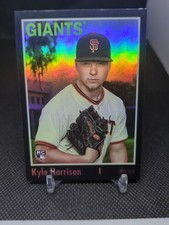 2024 Topps Archives Kyle Harrison RC #144 ~ Black Foil ~ San Francisco Giants 