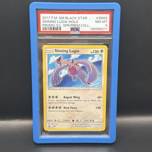 Pokemon Black Star Promo Shining Lugia SM82 PSA 8