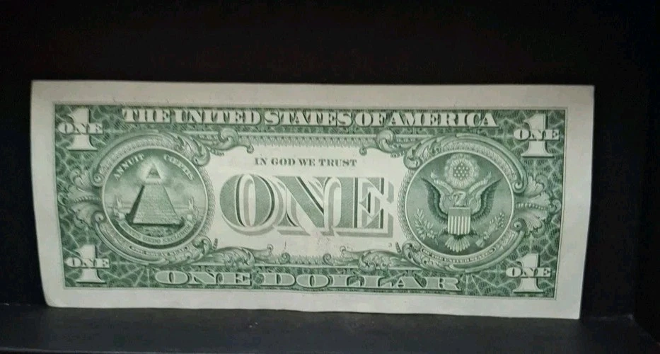 1997 Birthday/Anniversary Year $1 One Dollar Bill Fancy Serial Number FREE SHI - Image 3 of 3