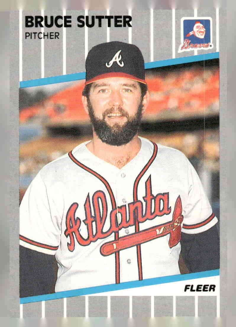 1989 Fleer #603 Bruce Sutter