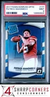 2017 PANINI DONRUSS OPTIC #177 PATRICK MAHOMES II RC RATED ROOKIE PSA 9