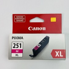 Genuine Canon Pixma 251 XL MAGENTA Ink Tank Cartridge CLI-251XL NEW 