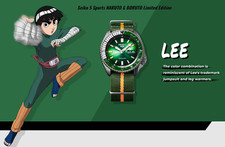 Seiko 5 Sports SRPF73K1 Boruto & Naruto Lee - Limited Edition - Auto Dive Watch 18