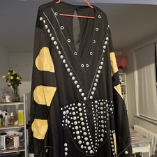 Disfraz de Halloween Kiss Gene Simmons Demonio Talla XL Adulto Auténtico Completo