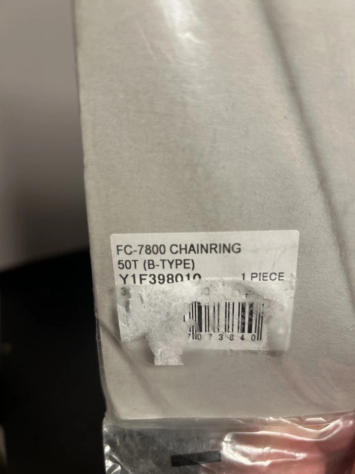 NUEVO Plato Exterior Shimano Dura-Ace FC-7800, 50T, 130BCD Tipo B Nuevo de Lote Antiguo Foto 4 de 4