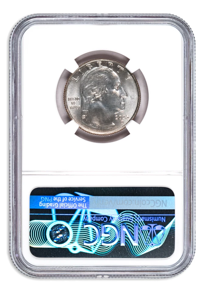 2025 D Althea Gibson Quarter from 20-Coin Uncirculated Mint Set NGC MS66 FR - Image 2 of 2