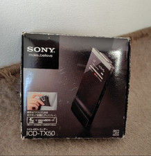 SONY ICD-TX50 Digital Voice Recorder 4GB Slim Linear PCM MP3 Dictaphone With Box