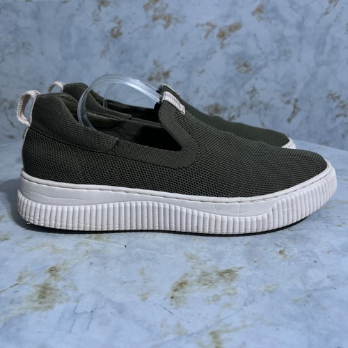 Sofft Frayda Women's Size 7.5 Shoes Green White Slip On Comfort Fashion Sneakers