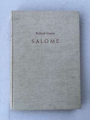 Noten . R. Strauss. Salome. Opus 54.  Partitur.