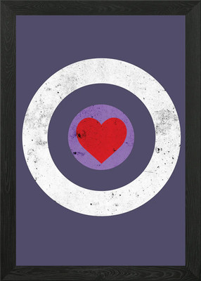 Circle of Love Framed Wall Art Poster Canvas Print Picture