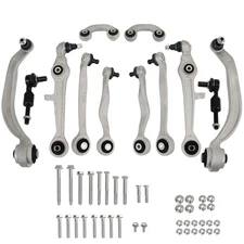 Fit For Audi A4 Quattro B6 B7 2000-07 2008 Front Upper & Lower Control Arms Kit
