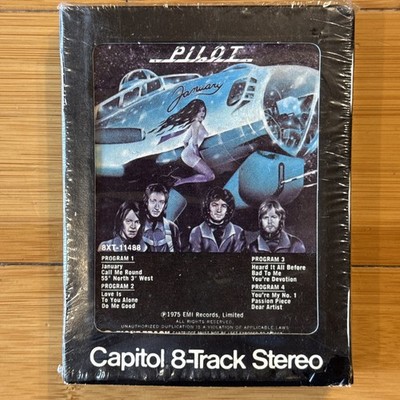 PILOT ''January'' (''Second Flight'') 8-Track Tape, Tested EX Rare Rock/Pop Album