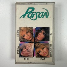 Poison - Look What The Cat Dragged In Cassette 1986 Capitol Records XDR