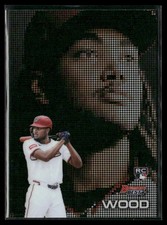 2025 Bowman's Best Baseball Pixel Portraits James Wood #P-1 RC Rookie