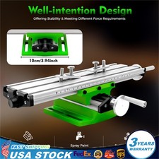 Work Table X Y Axis Bench Drill Press Vise Cross Slide Fixture Milling Machine