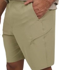 Weatherproof Vintage Men's Performance Series Tech Shorts, Tan, Size 40