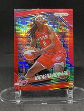 2025 Panini Prizm WNBA #54 Natasha Howard Red Pulsar Prizms #/299