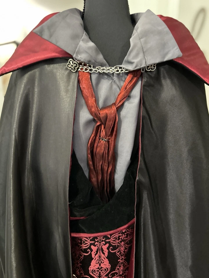 Взрослый полуночный граф вампир костюм театральный Хэллоуин косплей 3 X полный - Изображение 4 из 4