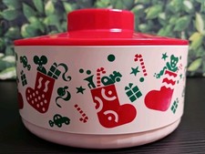 Tupperware Christmas Candy Dish Holiday Delig...
