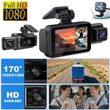 4K Dual Lens Car DVR Dash Cam G-Sensor Front and Inside Camera Video Recorder