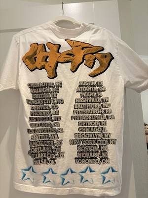 Travis Scott Circus Maximus Tour Cotton T-Shirt White Short Sleeve