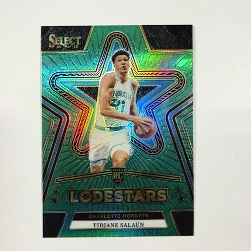 2024-25 Panini Select - Lodestars Tidjane Salaun #1 Green Prizm (RC)