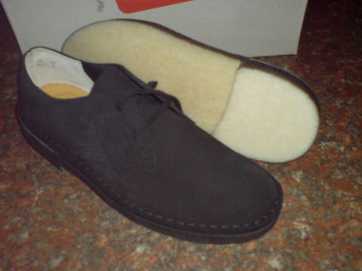 Clarks Original Mens X DESERT KHAN 2 BLACK SUEDE UK 6.5 / US