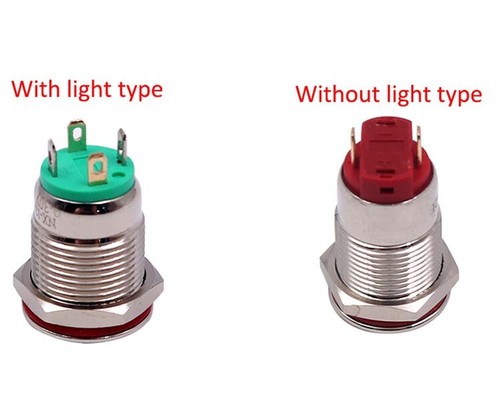 12mm Metal Waterproof LED Illuminated Switch Momentary Push MINI Button Switch - Picture 3 of 31