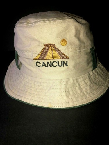 Bucket hat, Tan, Size L, Cancun Logo 