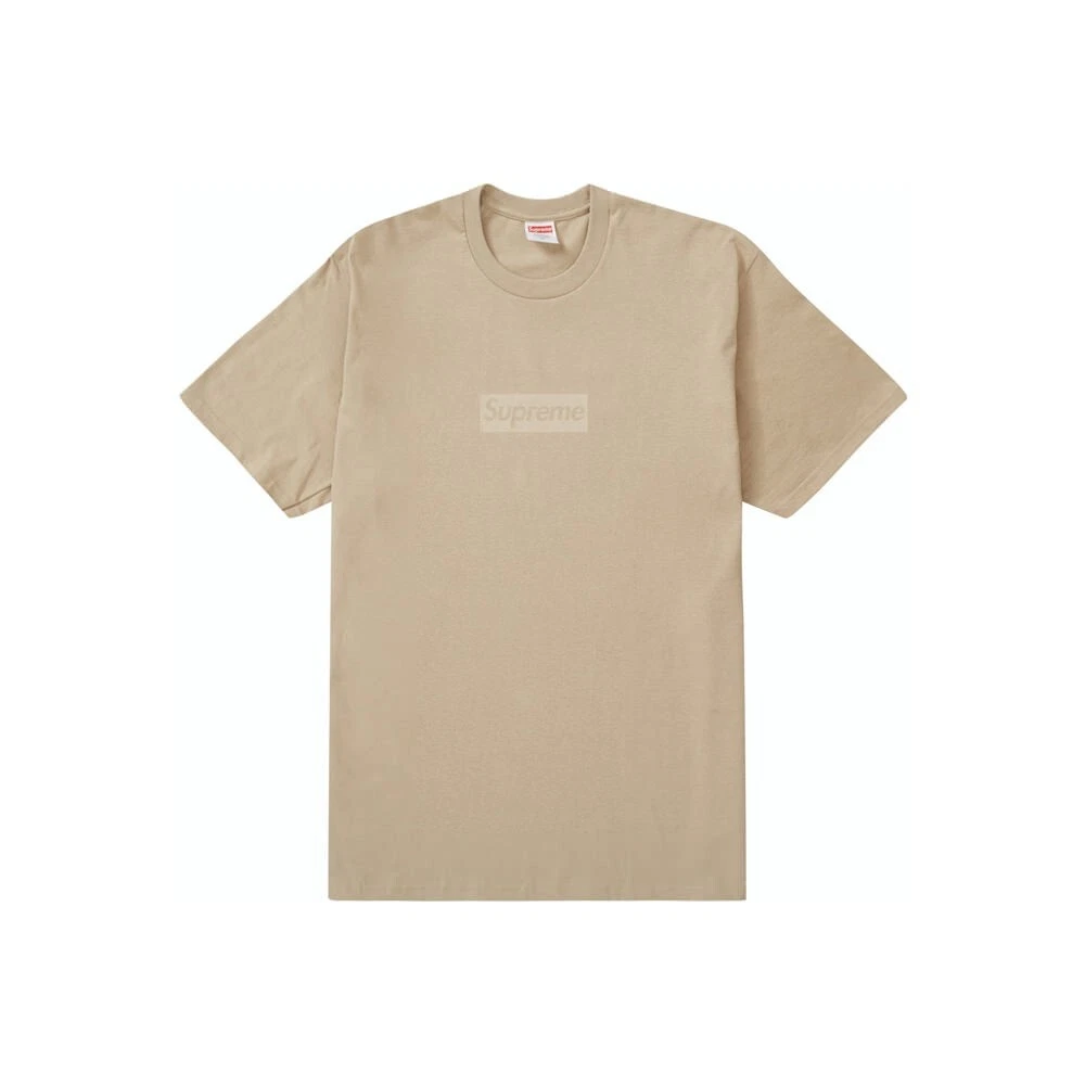 Tee shirt marron avec logo Supreme Tonal Box PETIT NEUF bogo
