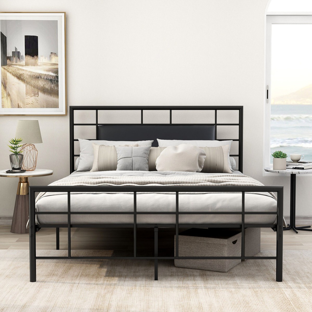クイーンサイズ ベッドフレーム queen size bed frame Amazon.com: Queen Size Bed Frame, Velvet Upholstered