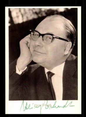 MARKENLOS Heinz Erhardt Autogrammkarte Deutsche Film Legende