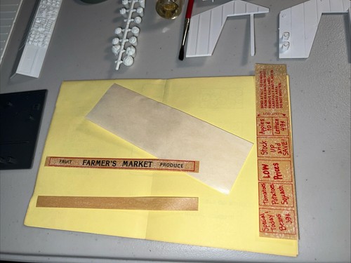 Bachmann O27 Scale PLASTICVILLE Farmer's Market # 1923 Roadside Stand - Parts - Picture 11 of 17