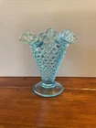 Gorgeous Fenton Hobnail Ruffle Edge Flower Vase