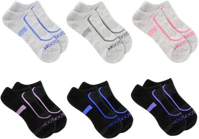 Fruit of the Loom Womens CoolZone Socks Cushioned No Show Tab Sock Size ...