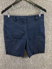 Talbots Perfect Short Women's Size 6P Petite Blue Chino Bermuda Shorts Stretch