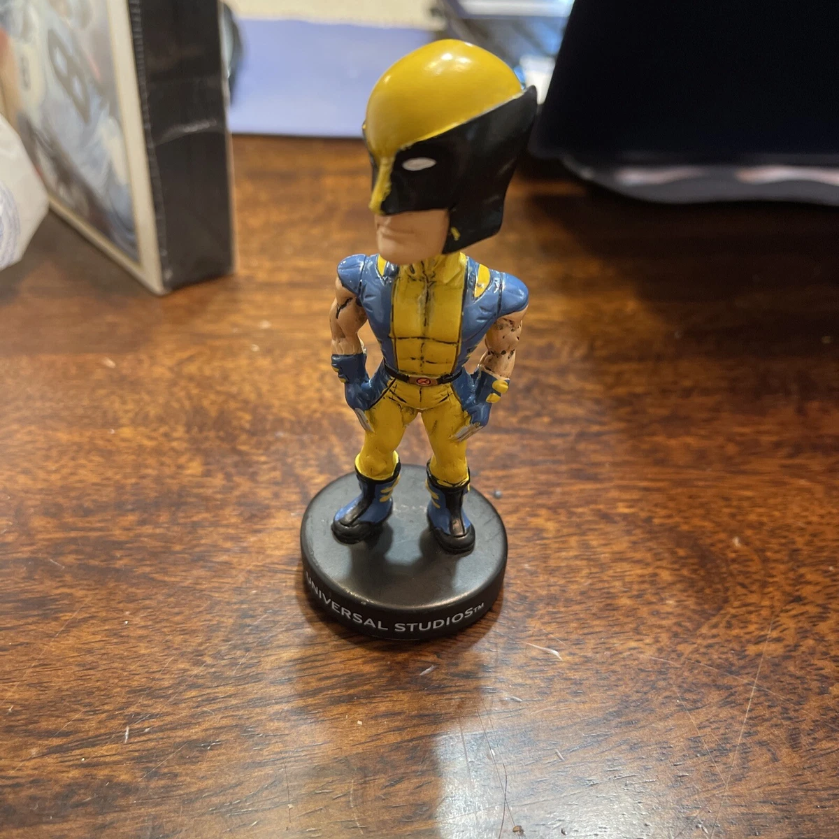 Universal Studios wolverine Bobble head With Base