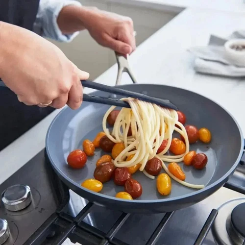 2 In 1 Grip Flip Tongs Egg Spatula Tongs Clamp Pancake Fried Turners Kitchen - Picture 12 of 19
