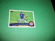 JEFF SAMARDZIJA SIGNED TOPPS CARD #564 - CUBS - 2011