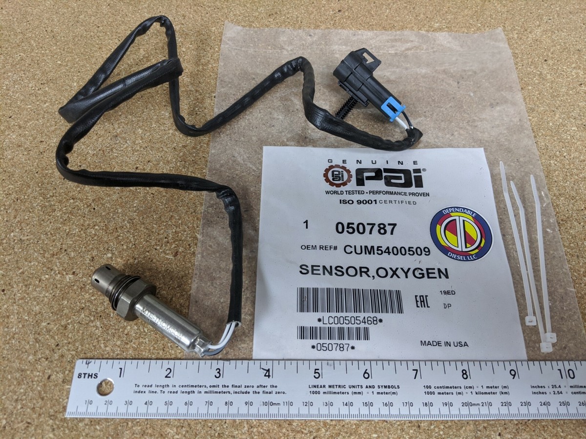 ライセンス Exhaust Oxygen Sensor for Cummins. PAI # 050787 Ref