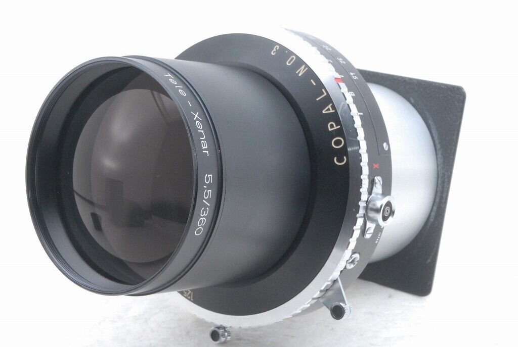 Schneider Tele Xenar 360mm f/5.5 f 5.5 Lens w/Copal No,3 Schneider Tele Xenar 360mm f/5.5 f 5.5 Lens w/Copal No,3
