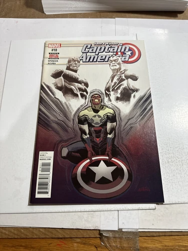 Sam Wilson Captain America #18 KEY 1st cameo app Rayshaun Lucas (Patriot) first