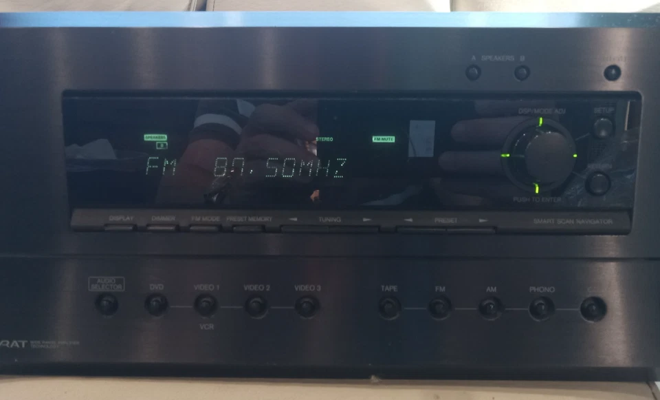 ONKYO TX-DS595 AV Receiver  5.1 Channel Surround Sound  Tested & Working - Image 3 of 4