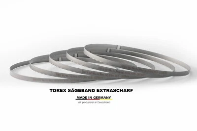 TOREX 5 x Bimetall Sägeband 900x13x0,5mm 14 ZpZ für Akku Bandsäge Hitachi CB 18 DBL