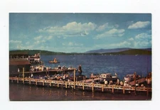Postcard - Boat Racing at the Weirs Lake Winnipesaukee NH 1960s