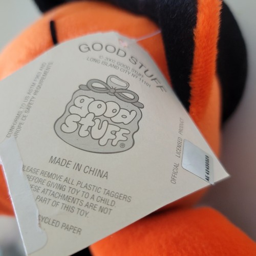 Mascota de béisbol de peluche de los gigantes de San Francisco oso naranja 2002 buenas cosas 14" - Imagen 7 de 8