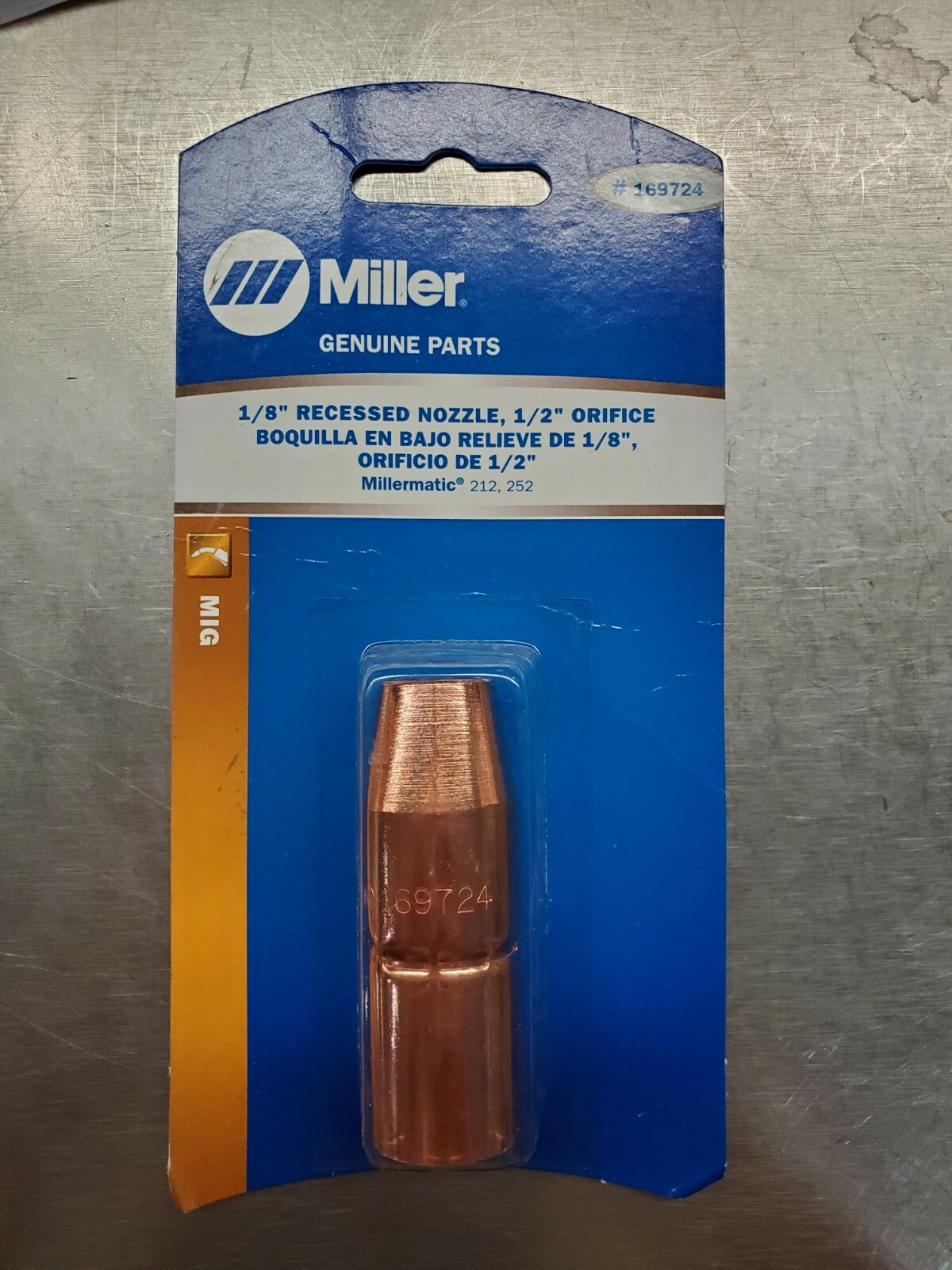 Miller 169724 Recessed Nozzle 1/8