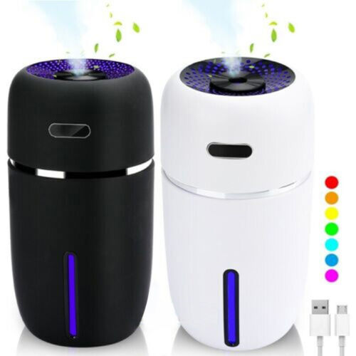 200ml LED Essential Oil Aroma Diffuser Ultrasonic Humidifier Air Aromatherapy US - Picture 1 of 18