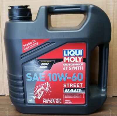 Liqui Moly 4T 100% Syn Motor Oil Can-Am Polaris Turbo Oil 10W-60 (1 Gal.) 20072
