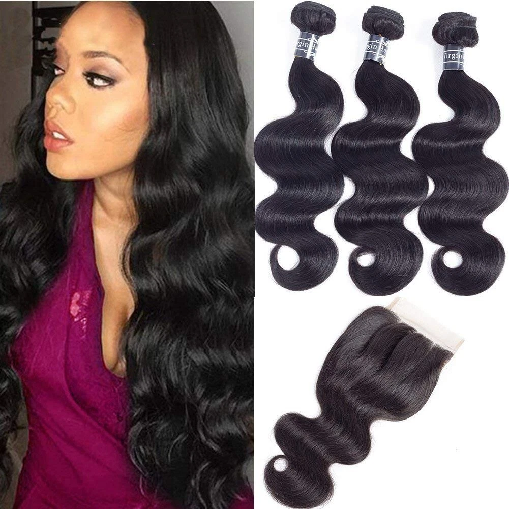 Brazilian body wave bundles with closure deals